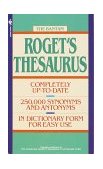 Bantam Roget's Thesaurus 1991 9780553287691 Front Cover