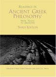 Readings in Ancient Greek Philosophy From Thales to Aristotle 3rd 9780872207691 Front Cover