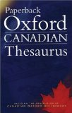 Paperback Oxford Canadian Thesaurus  cover art