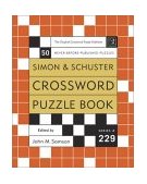 Simon and Schuster Crossword Puzzle Book #229 The Original Crossword Puzzle Publisher 2002 9780743222693 Front Cover