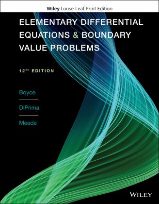 Elementary Differential Equations and Boundary Value Problems 12th 9781119777694 Front Cover