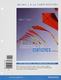Essentials of Statistics Books a la Carte Plus NEW MyStatLab with Pearson EText -- Access Card Package  cover art