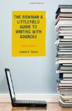 Rowman and Littlefield Guide to Writing with Sources  cover art