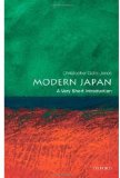 Modern Japan: a Very Short Introduction 