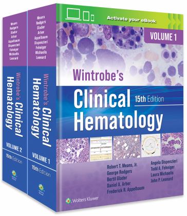 Wintrobe's Clinical Hematology: Print + EBook with Multimedia 15th 9781975184698 Front Cover