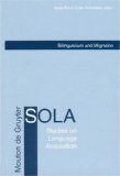Bilingualism and Migration 1998 9783110163698 Front Cover