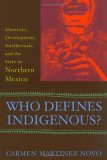 Who Defines Indigenous? Identities, Development, Intellectuals, and the State in Northern Mexico cover art