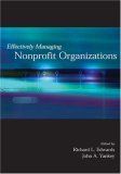 Effectively Managing Nonprofit Organizations cover art