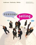 Personal Selling Building Customer Relationships and Partnerships 2nd 2006 9780618645701 Front Cover