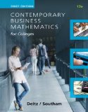 Contemporary Business Mathematics for Colleges:  cover art