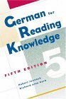 German for Reading Knowledge 5th 2004 Revised  9781413003703 Front Cover