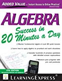 Algebra Success in 20 Minutes a Day  cover art