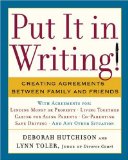 Put It in Writing! Creating Agreements Between Family and Friends 2009 9781402758706 Front Cover