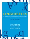 Linguistics An Introduction to Language and Communication cover art
