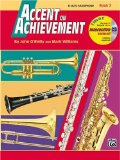 Accent on Achievement, Bk 2 E-Flat Alto Saxophone, Book and Online Audio/Software cover art