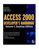 Access 2000 Developer's Handbook 1st 1999 9780782123708 Front Cover