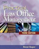 Practical Law Office Management 3rd 2006 Revised  9781418029708 Front Cover