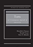 Torts, a Contemporary Approach 3rd 9781640200708 Front Cover