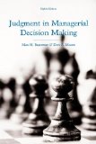 Judgment in Managerial Decision Making 
