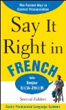 Say It Right in French, 2nd Edition  cover art