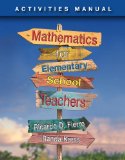 Activities Manual for Fierro's Mathematics for Elementary School Teachers  cover art