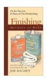 Methods of Work: Finishing The Best Tips from 25 Years of Fine Woodworking 2000 9781561583713 Front Cover