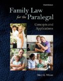 Family Law for the Paralegal Concepts and Applications 3rd 9780133779714 Front Cover