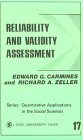 Reliability and Validity Assessment  9780803913714 Front Cover
