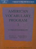 American Vocabulary Program Upper Intermediate 1995 9780906717714 Front Cover