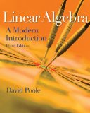 Linear Algebra A Modern Introduction 3rd 2011 9780538737715 Front Cover