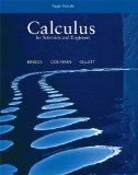 Calculus for Scientists and Engineers, Single Variable  cover art
