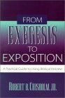From Exegesis to Exposition A Practical Guide to Using Biblical Hebrew