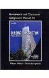 Homework and Classroom Assignment Manual for Building Construction Principles, Materials, and Systems cover art