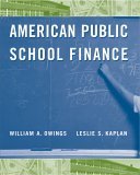 American Public School Finance 2005 9780534643720 Front Cover