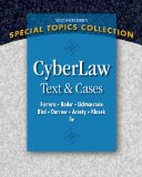 CyberLaw : Text and Cases 3rd 2006 Revised  9780324399721 Front Cover