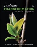 Academic Transformation The Road to College Success