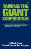 Taming the Giant Corporation 1977 9780393008722 Front Cover