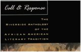 Call & Response: The Riverside Anthology of the African American Literary Tradition cover art