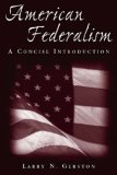 American Federalism: a Concise Introduction A Concise Introduction cover art