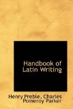 Handbook of Latin Writing 2009 9781113111722 Front Cover