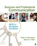 Business and Professional Communication KEYS for Workplace Excellence  9781412964722 Front Cover