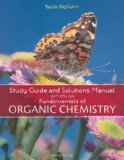 Study Guide with Solutions Manual for Mcmurry's Fundamentals of Organic Chemistry, 7th  cover art