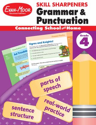 Skill Sharpeners Grammar and Punctuation, Grade 4  9781629388724 Front Cover