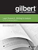 Gilbert Law Summary on Legal Research, Writing and Analysis 13th 9781642426724 Front Cover