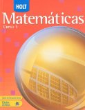 Holt Matematicas, Curso 1  9780030782725 Front Cover