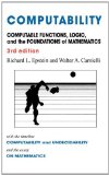 Computability Computable Functions, Logic, and the Foundations of Mathematics cover art