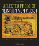 Selected Prose of Heinrich Von Kleist 2009 9780981955728 Front Cover