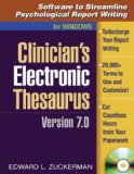 Clinician's Electronic Thesaurus, Version 7. 0 Software to Streamline Psychological Report Writing cover art