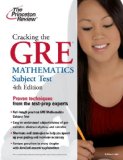 Cracking the GRE Mathematics Subject Test, 4th Edition 4th 2010 9780375429729 Front Cover