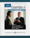 Essentials of Negotiation 5th 9780071267731 Front Cover